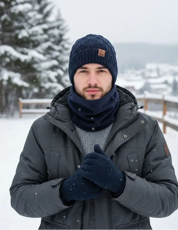 Combo Térmico Unisex: Gorro, Bufanda, Guantes - Image 5